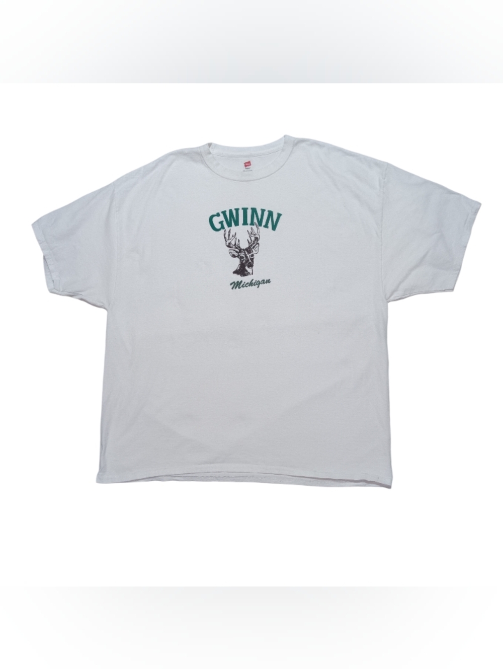 Gwinn Michigan White Graphic T-Shirt Plus Size 3X